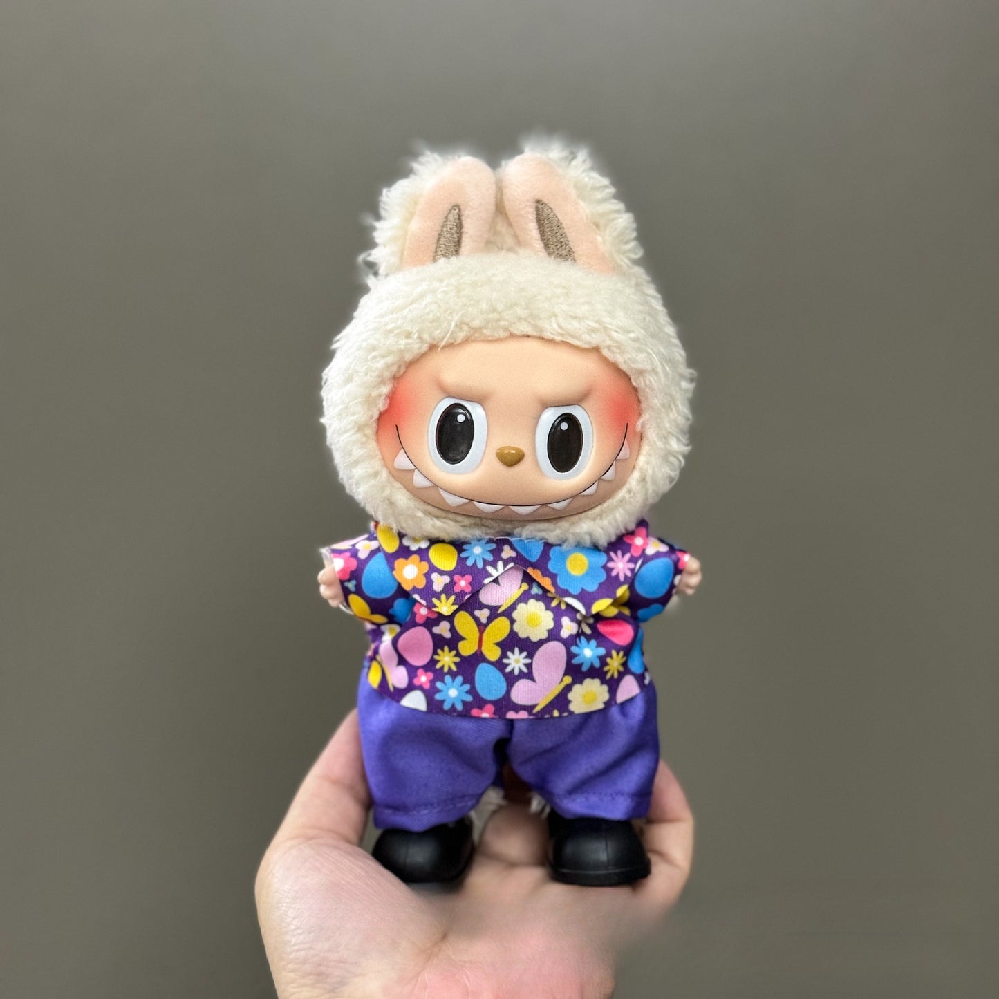 Applicable Only for Clothes Labubu Doll Clothes 123 Generation Labubu Clothes 17cm Pendant Plush Doll Set Dress
