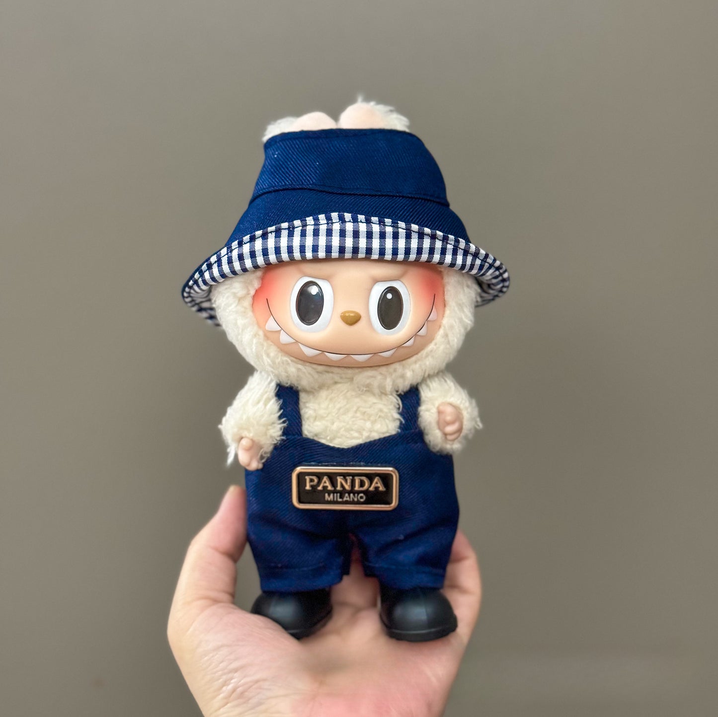Applicable Only for Clothes Labubu Doll Clothes 123 Generation Labubu Clothes 17cm Pendant Plush Doll Set Dress