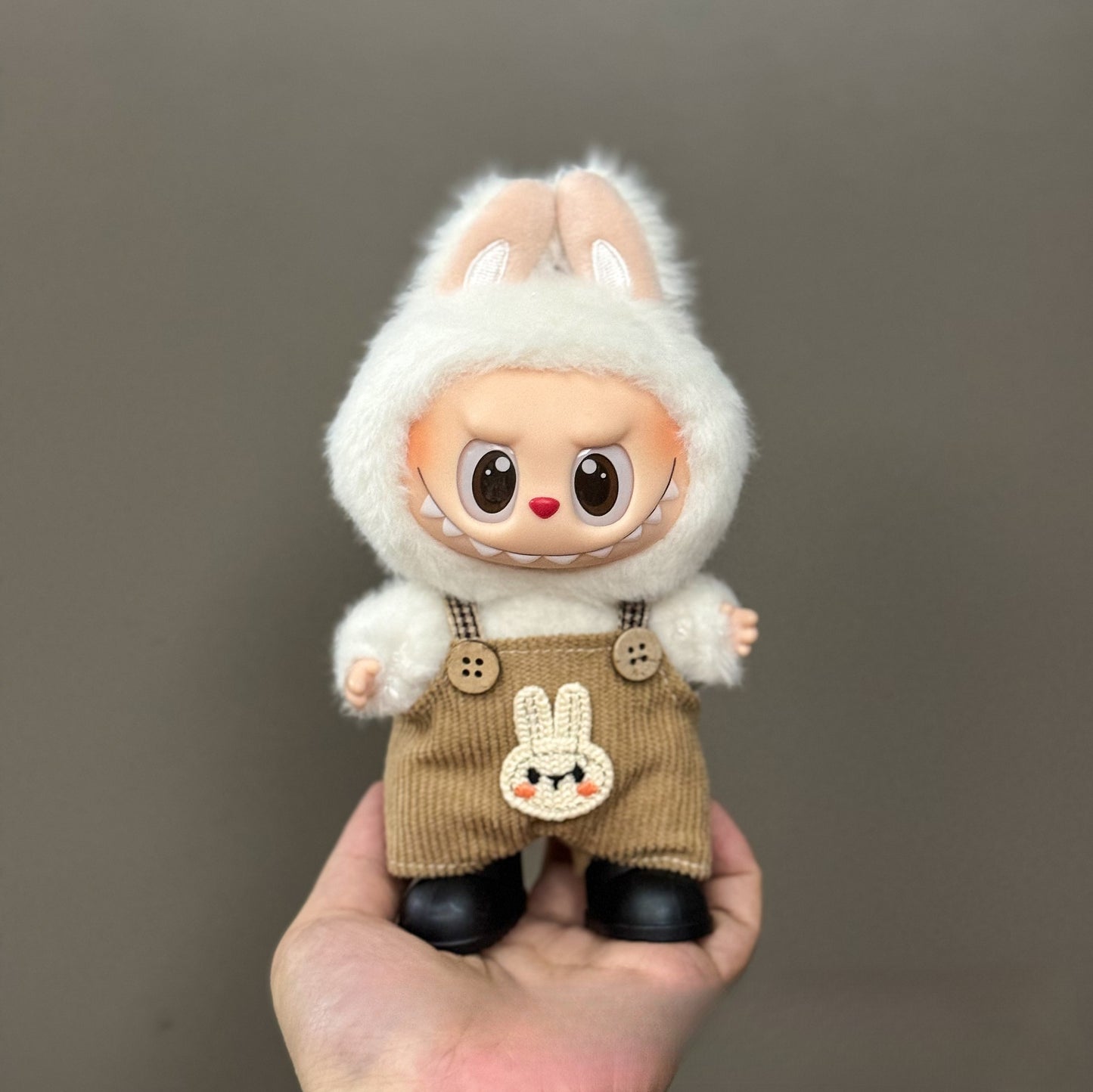 Applicable Only for Clothes Labubu Doll Clothes 123 Generation Labubu Clothes 17cm Pendant Plush Doll Set Dress