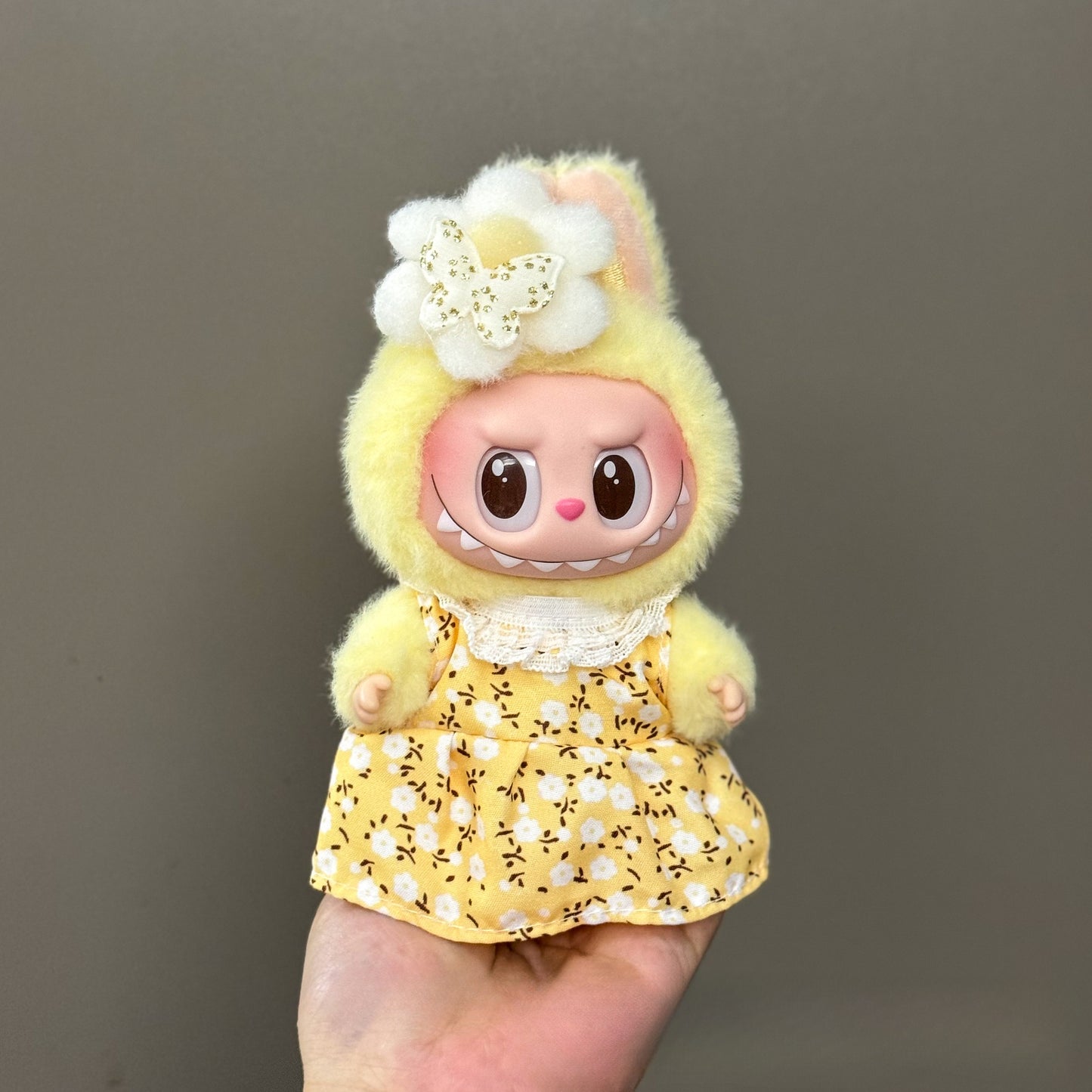 Applicable Only for Clothes Labubu Doll Clothes 123 Generation Labubu Clothes 17cm Pendant Plush Doll Set Dress