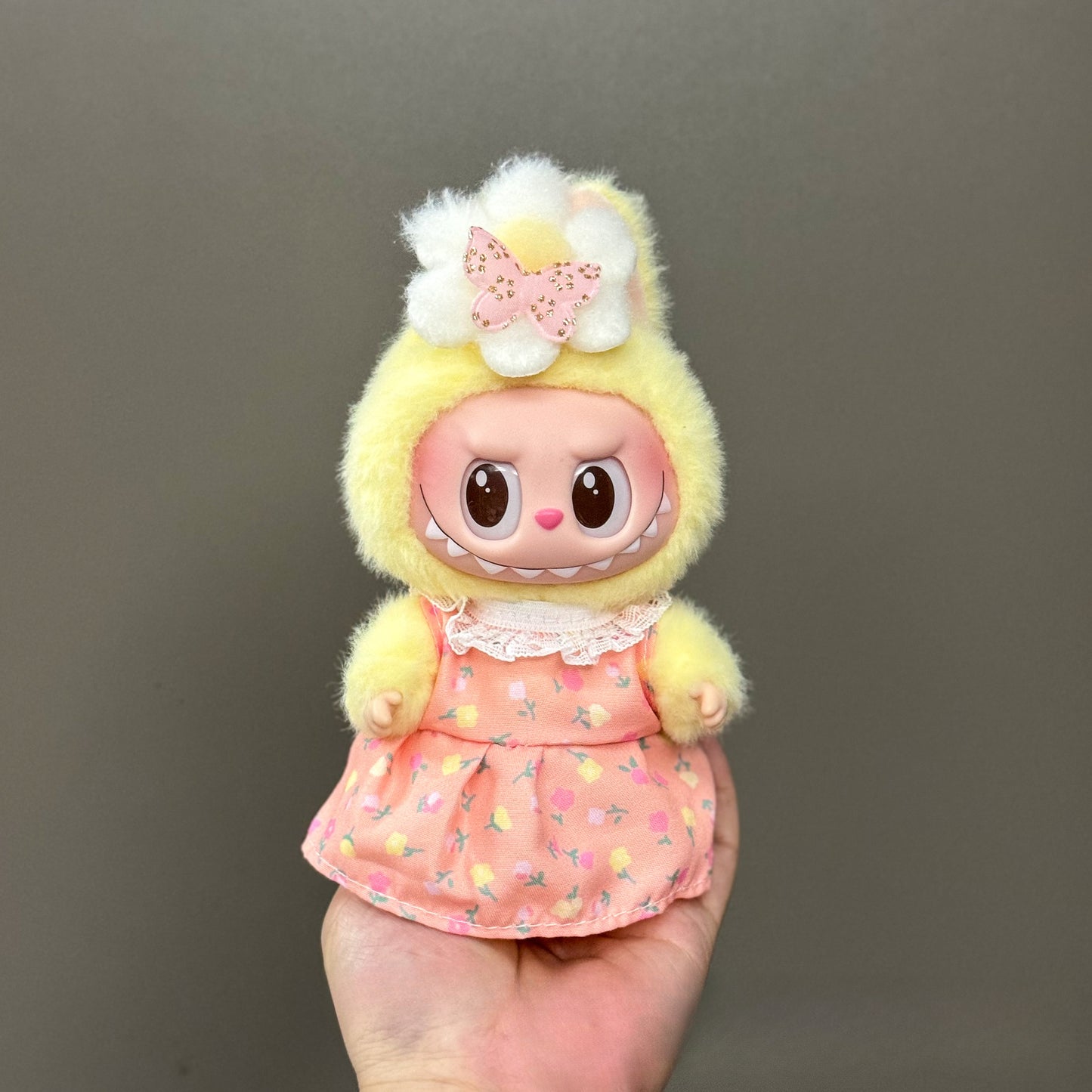 Applicable Only for Clothes Labubu Doll Clothes 123 Generation Labubu Clothes 17cm Pendant Plush Doll Set Dress