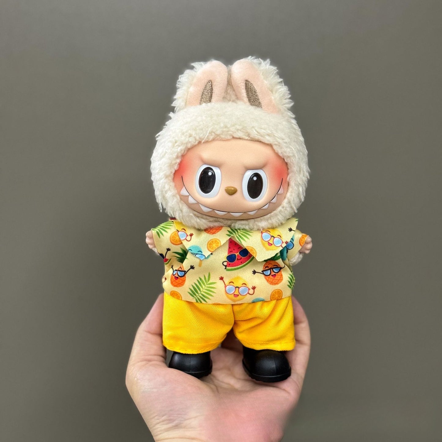 Applicable Only for Clothes Labubu Doll Clothes 123 Generation Labubu Clothes 17cm Pendant Plush Doll Set Dress