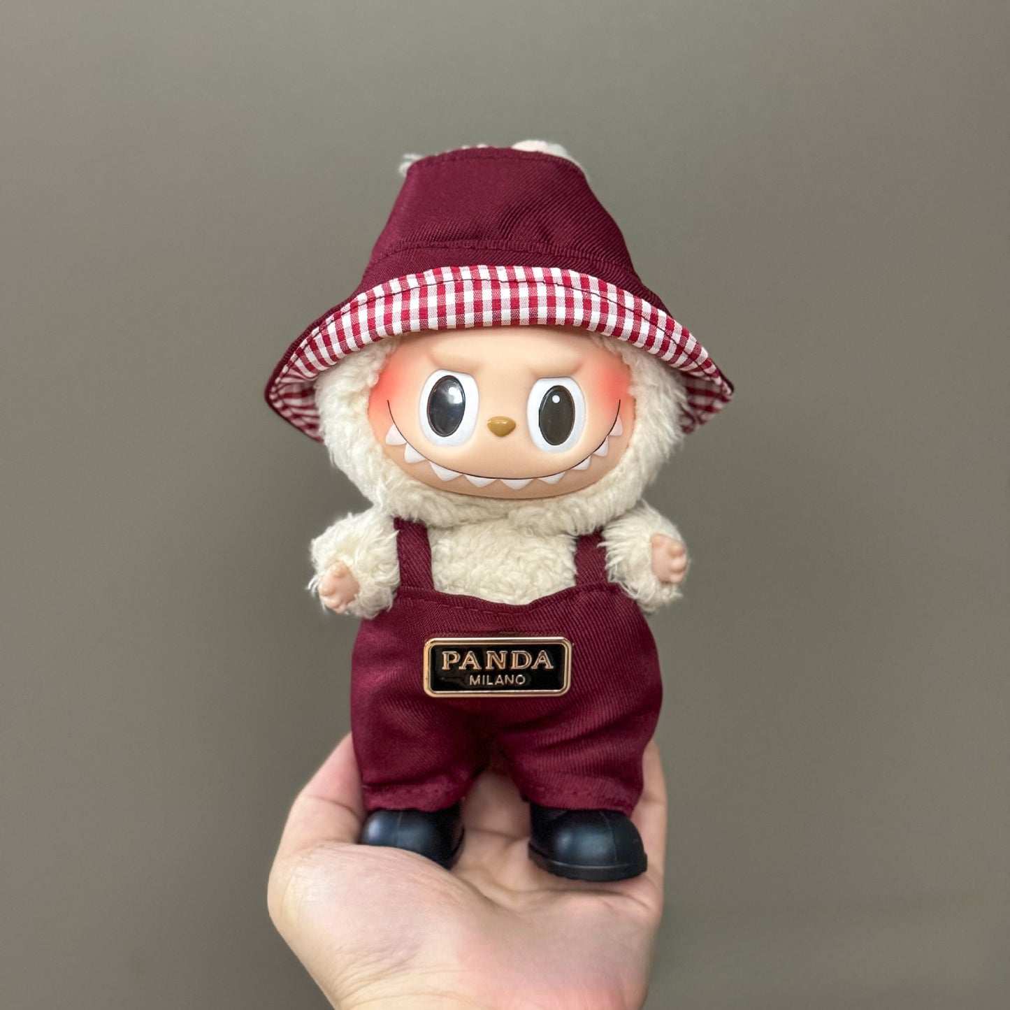 Applicable Only for Clothes Labubu Doll Clothes 123 Generation Labubu Clothes 17cm Pendant Plush Doll Set Dress