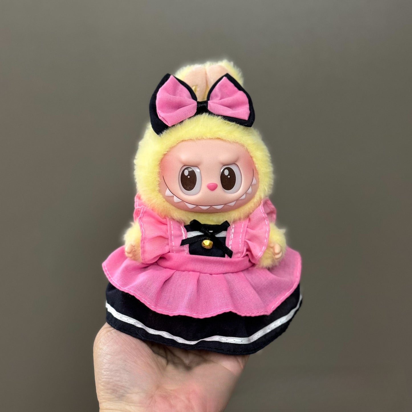 Applicable Only for Clothes Labubu Doll Clothes 123 Generation Labubu Clothes 17cm Pendant Plush Doll Set Dress