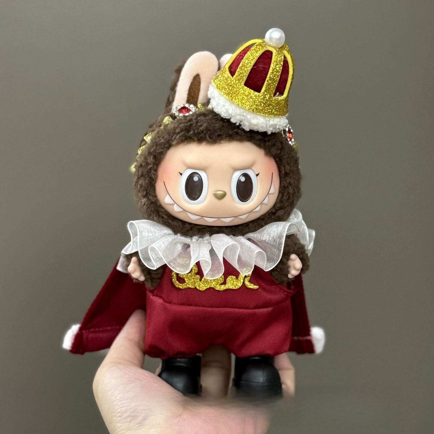 Applicable Only for Clothes Labubu Doll Clothes 123 Generation Labubu Clothes 17cm Pendant Plush Doll Set Dress