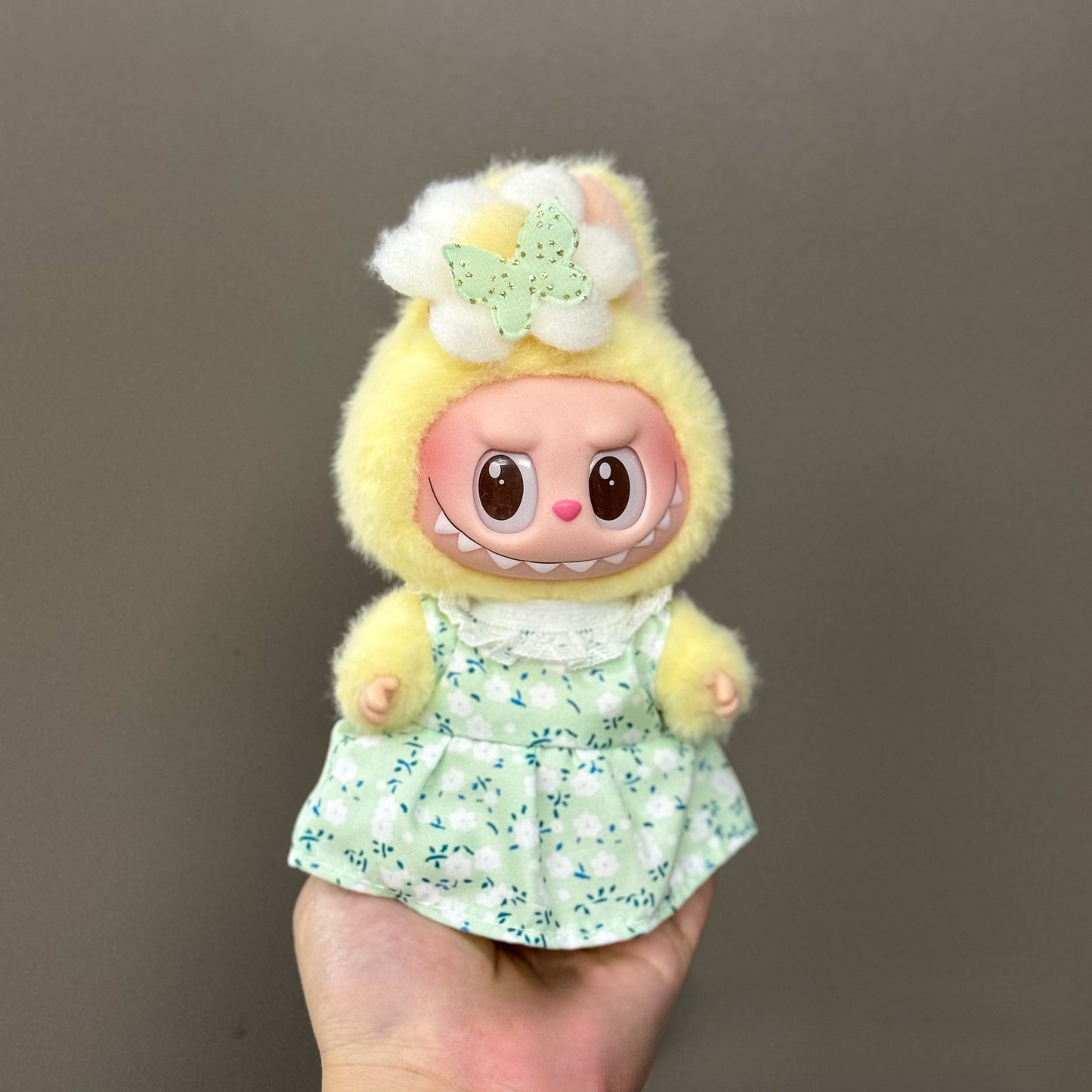 Applicable Only for Clothes Labubu Doll Clothes 123 Generation Labubu Clothes 17cm Pendant Plush Doll Set Dress