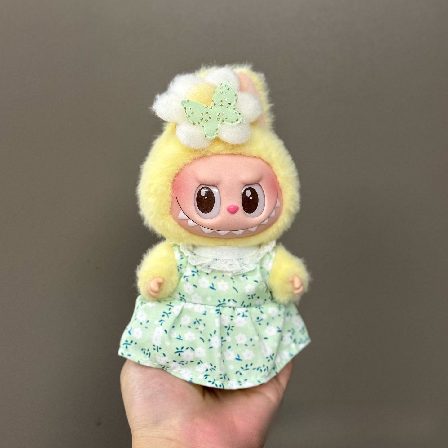 Applicable Only for Clothes Labubu Doll Clothes 123 Generation Labubu Clothes 17cm Pendant Plush Doll Set Dress