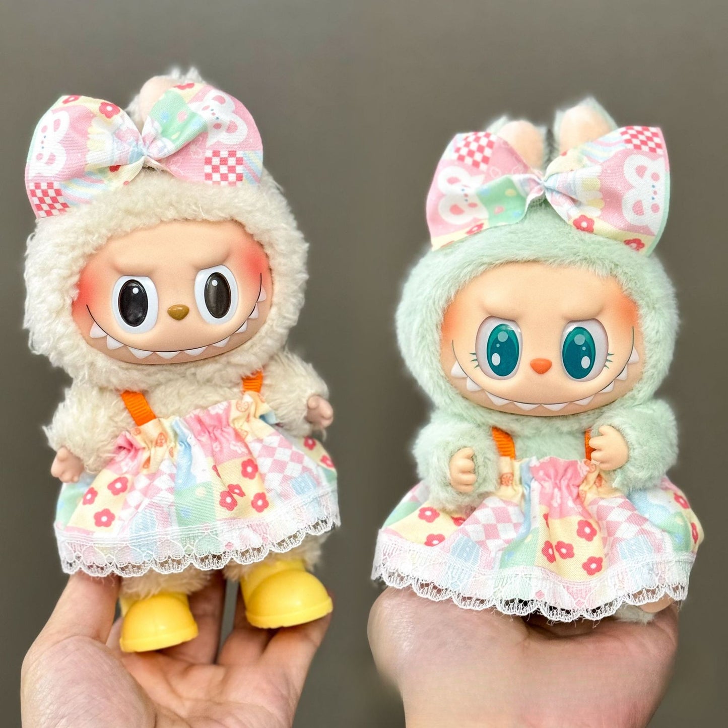 Applicable Only for Clothes Labubu Doll Clothes 123 Generation Labubu Clothes 17cm Pendant Plush Doll Set Dress
