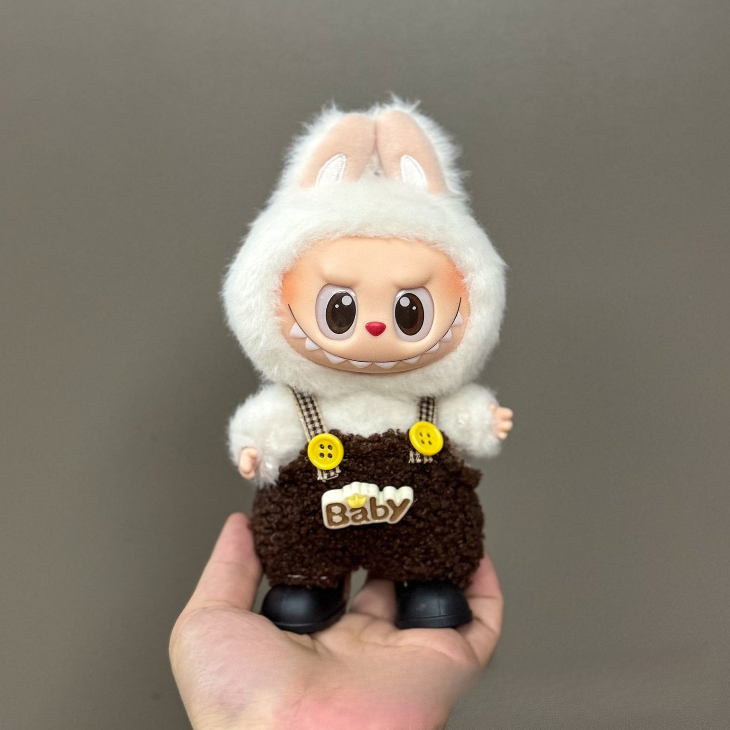 Applicable Only for Clothes Labubu Doll Clothes 123 Generation Labubu Clothes 17cm Pendant Plush Doll Set Dress