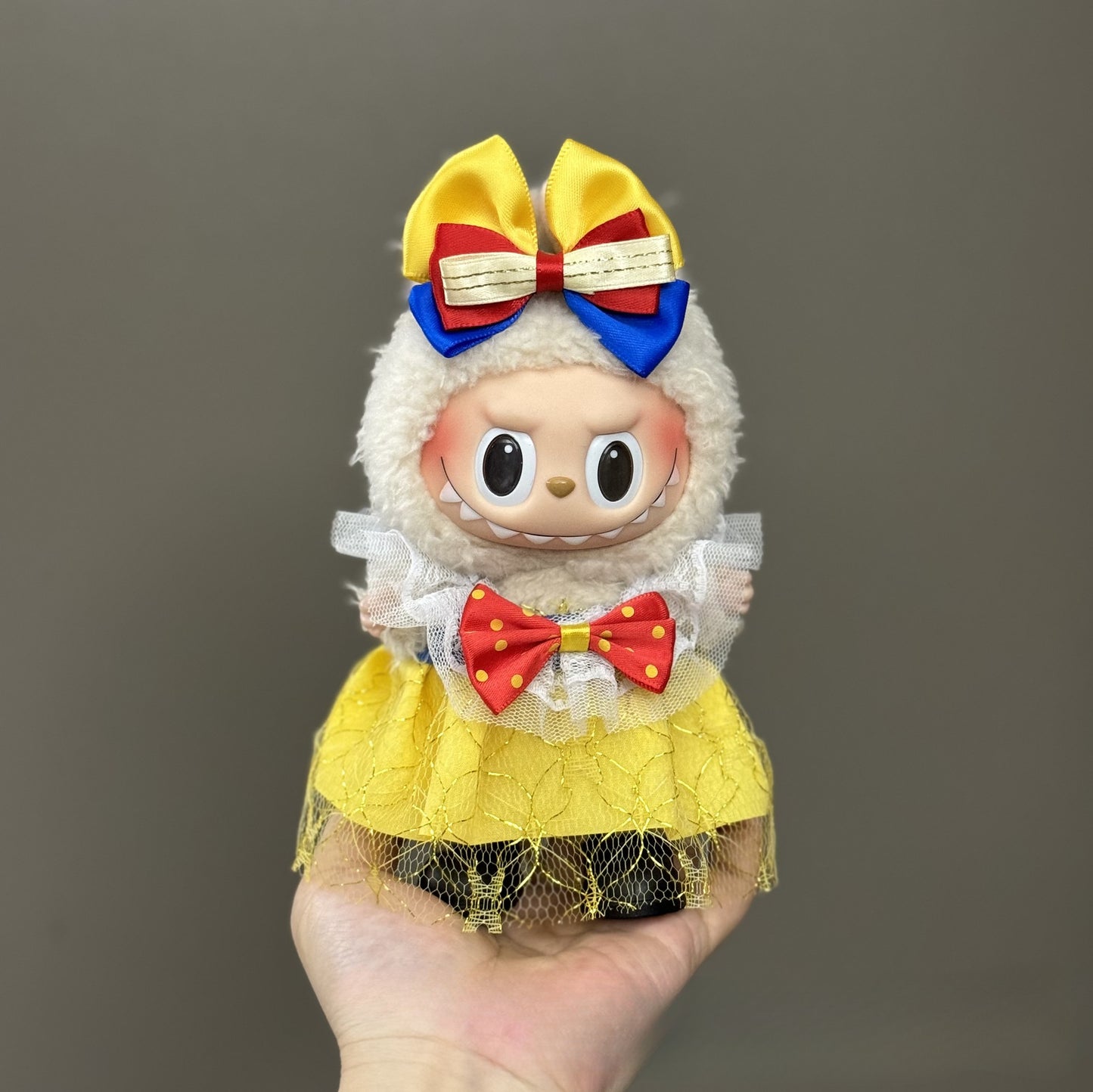 Applicable Only for Clothes Labubu Doll Clothes 123 Generation Labubu Clothes 17cm Pendant Plush Doll Set Dress