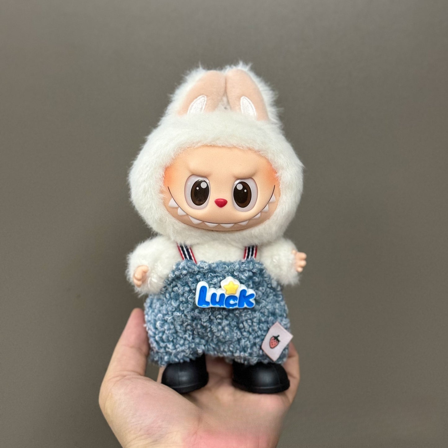 Applicable Only for Clothes Labubu Doll Clothes 123 Generation Labubu Clothes 17cm Pendant Plush Doll Set Dress