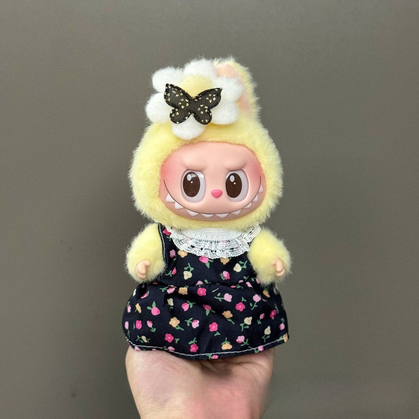 Applicable Only for Clothes Labubu Doll Clothes 123 Generation Labubu Clothes 17cm Pendant Plush Doll Set Dress