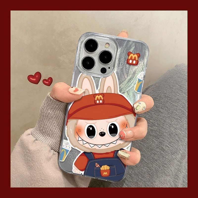 Pop Mart Labubu Compatible Case for iPhone 16 Pro Max / 15 Plus / 15 Pro / 13 / 12 / 14