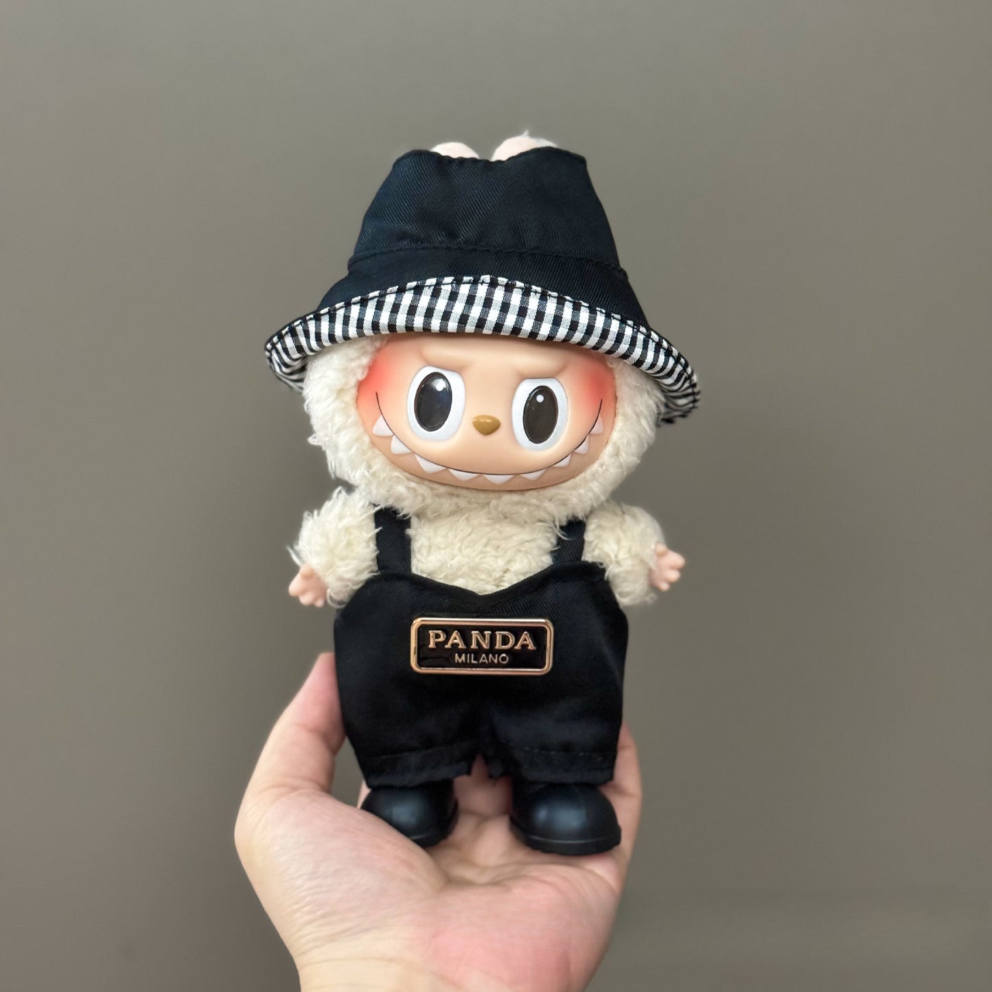 Applicable Only for Clothes Labubu Doll Clothes 123 Generation Labubu Clothes 17cm Pendant Plush Doll Set Dress