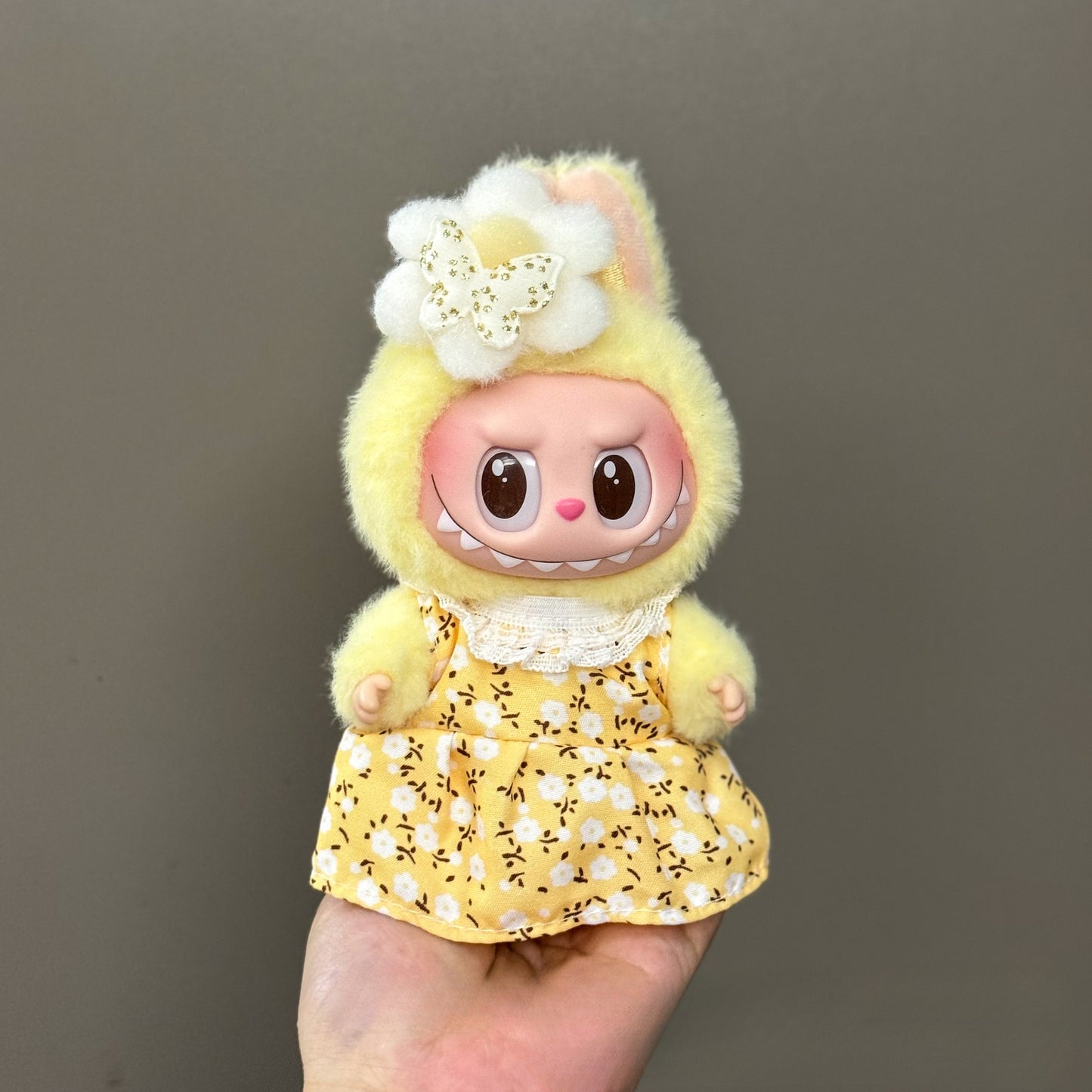 Applicable Only for Clothes Labubu Doll Clothes 123 Generation Labubu Clothes 17cm Pendant Plush Doll Set Dress