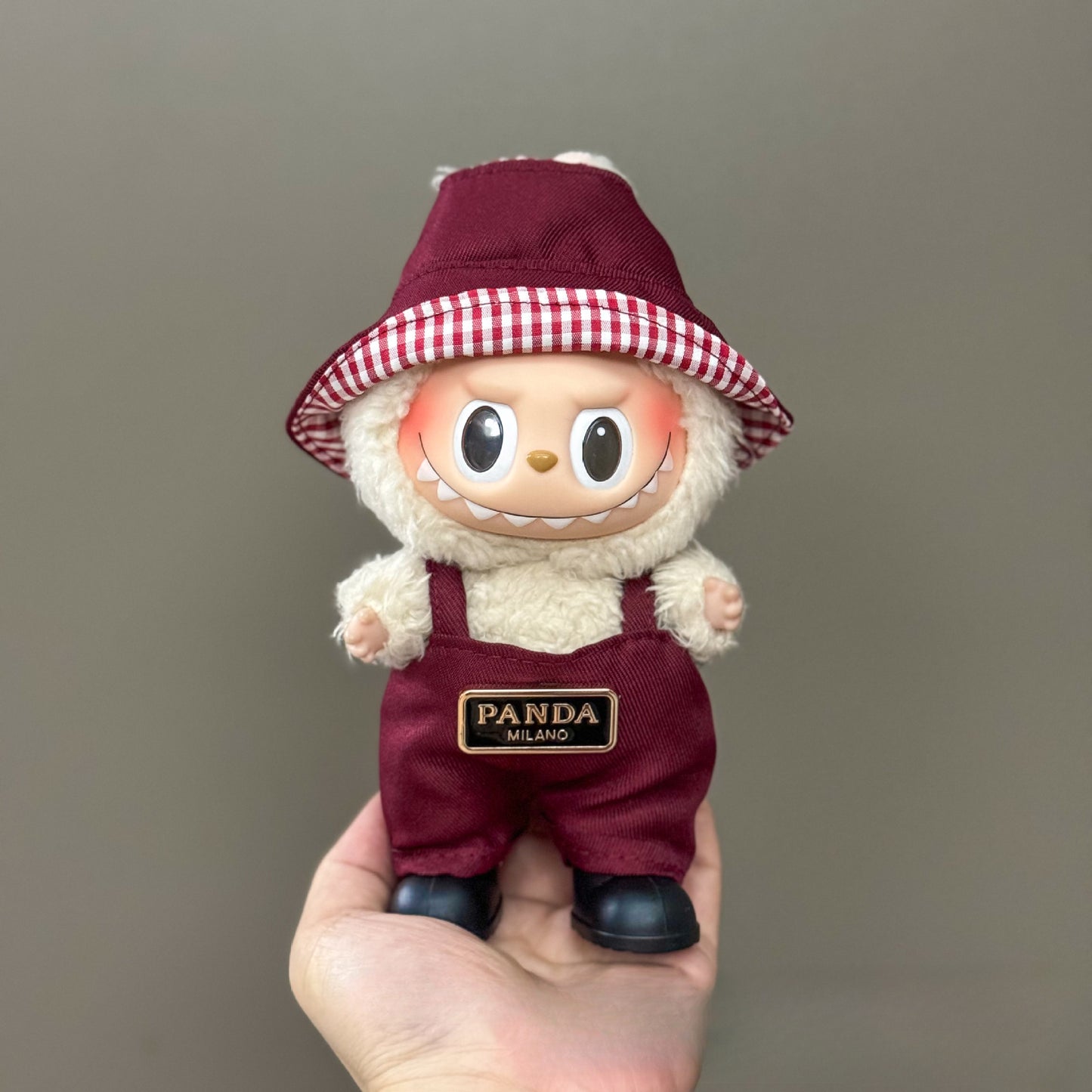 Applicable Only for Clothes Labubu Doll Clothes 123 Generation Labubu Clothes 17cm Pendant Plush Doll Set Dress