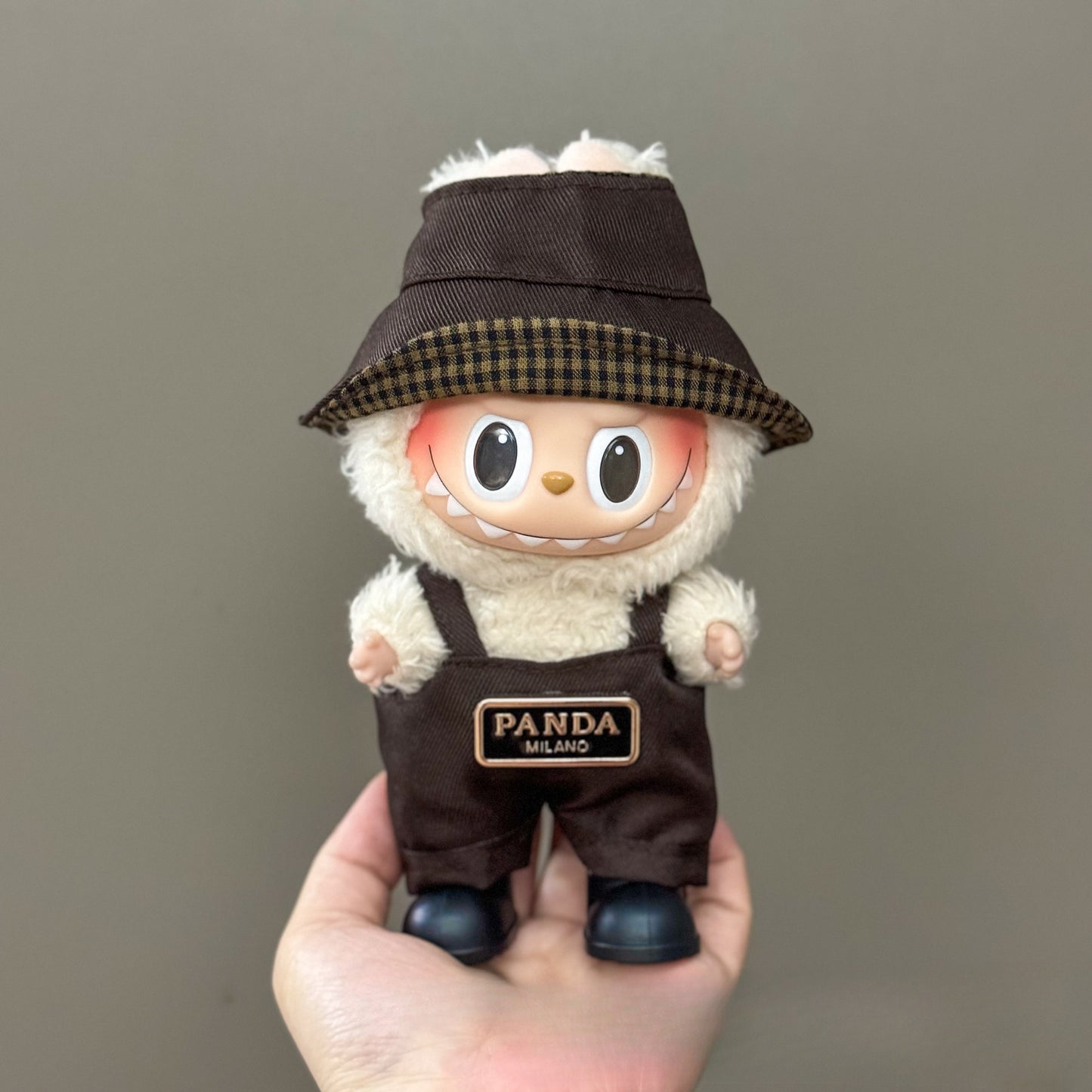 Applicable Only for Clothes Labubu Doll Clothes 123 Generation Labubu Clothes 17cm Pendant Plush Doll Set Dress