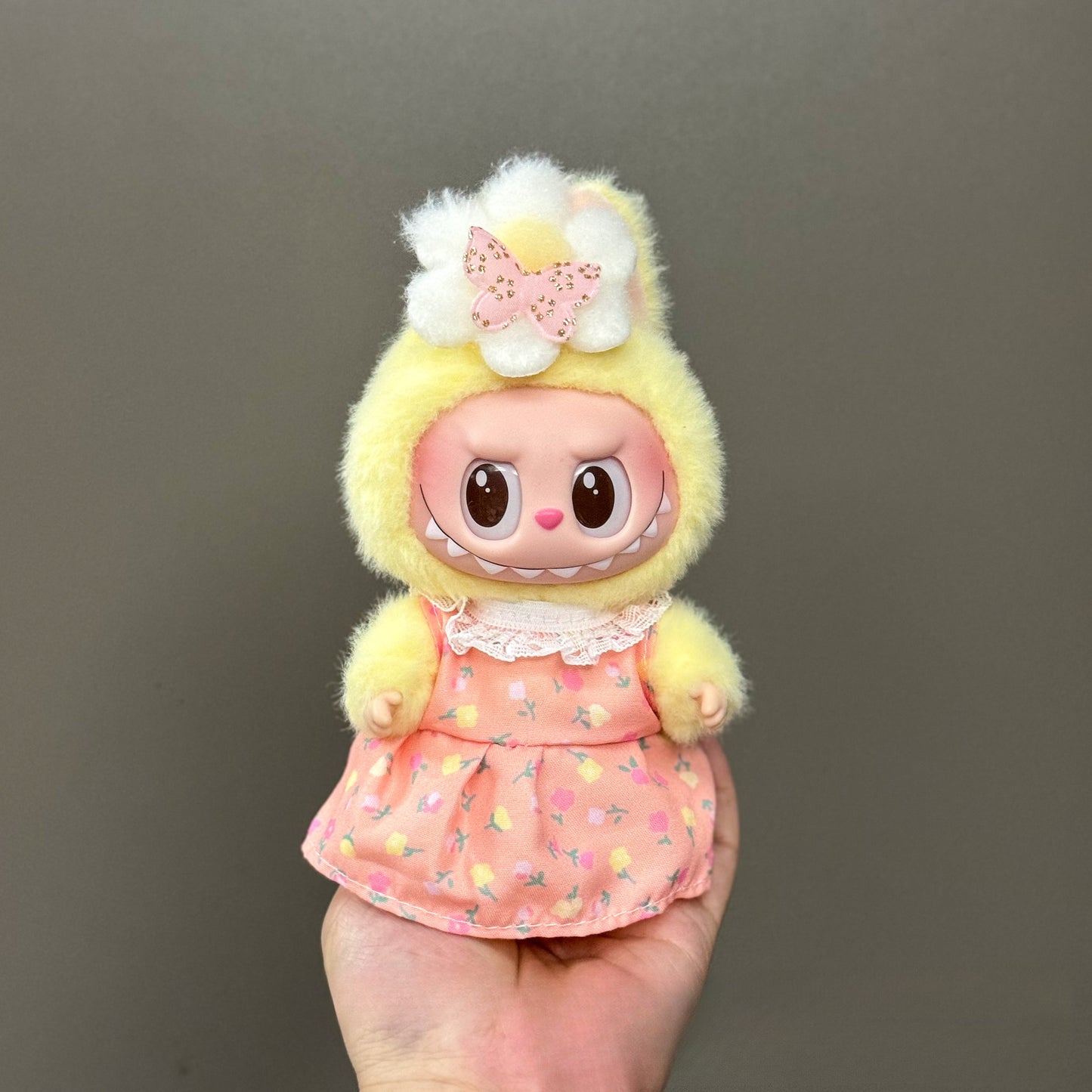 Applicable Only for Clothes Labubu Doll Clothes 123 Generation Labubu Clothes 17cm Pendant Plush Doll Set Dress