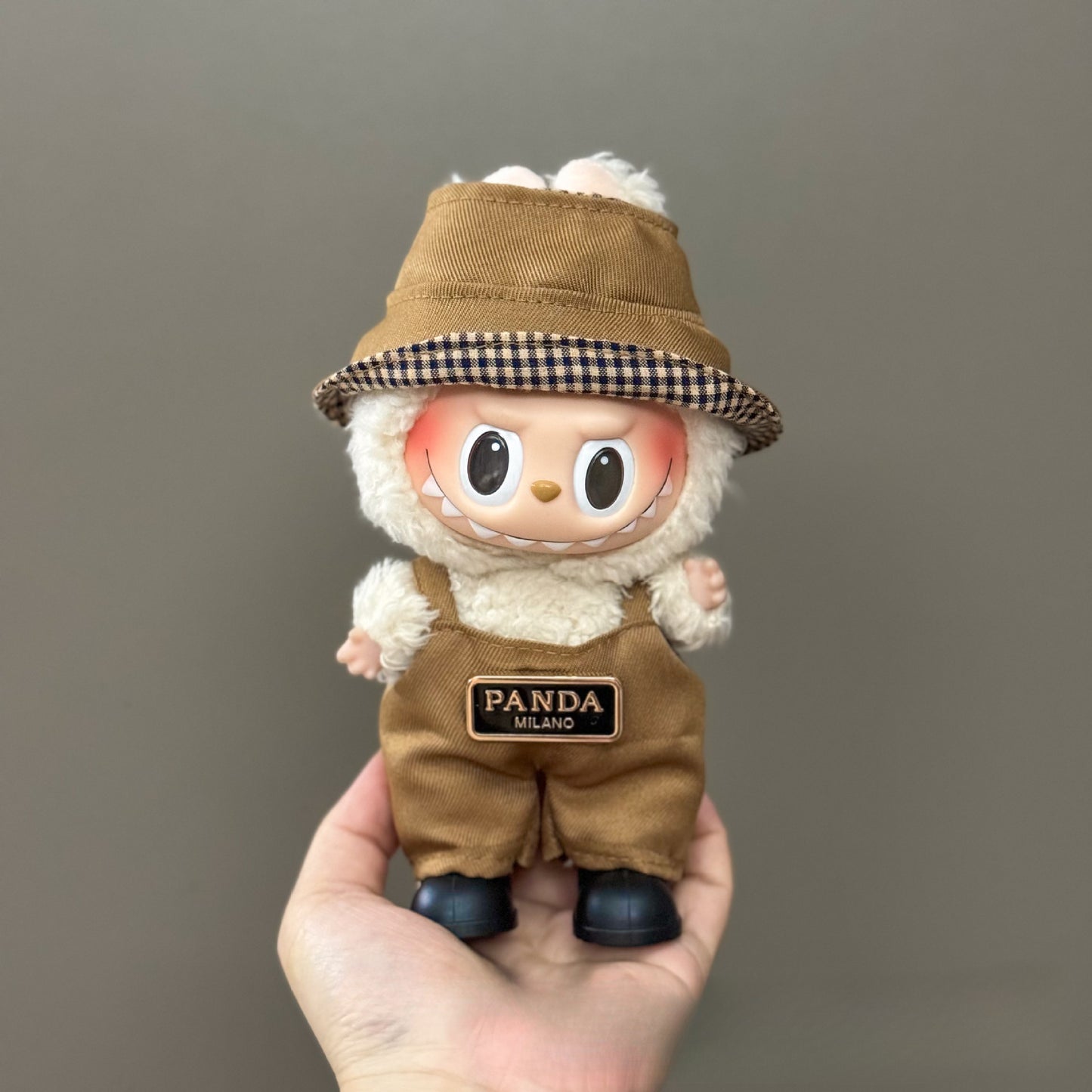Applicable Only for Clothes Labubu Doll Clothes 123 Generation Labubu Clothes 17cm Pendant Plush Doll Set Dress