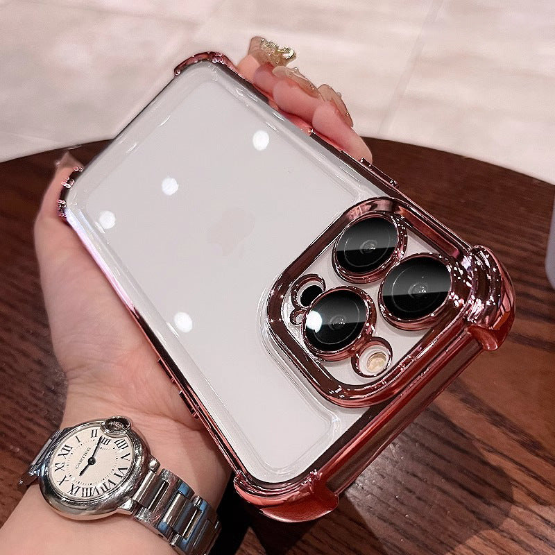 Labubu Stand Compatible with Huawei Phone Case with Makeup Mirror Full Coverage Anti-drop Women's Wholesale Free Shipping