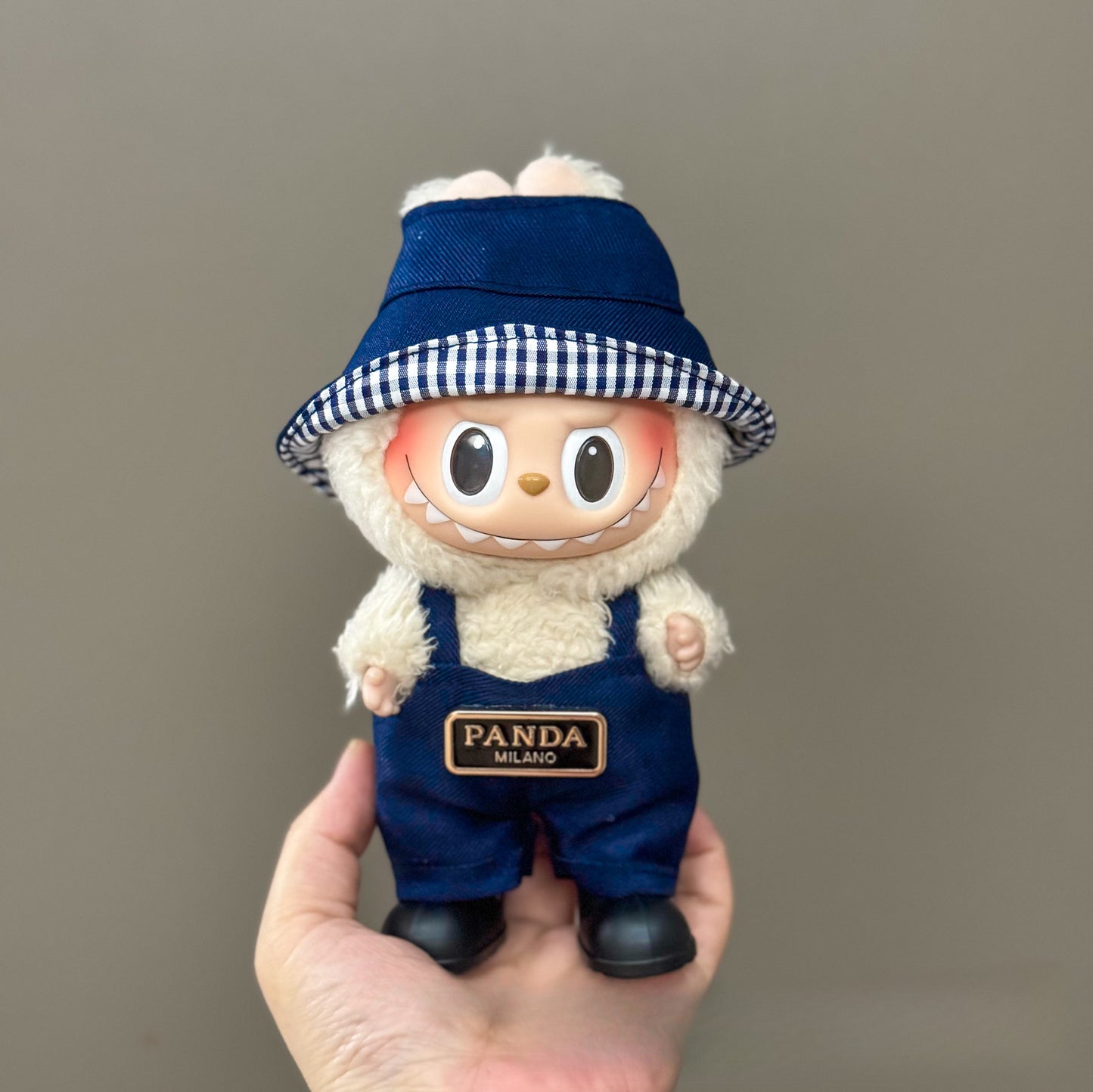 Applicable Only for Clothes Labubu Doll Clothes 123 Generation Labubu Clothes 17cm Pendant Plush Doll Set Dress