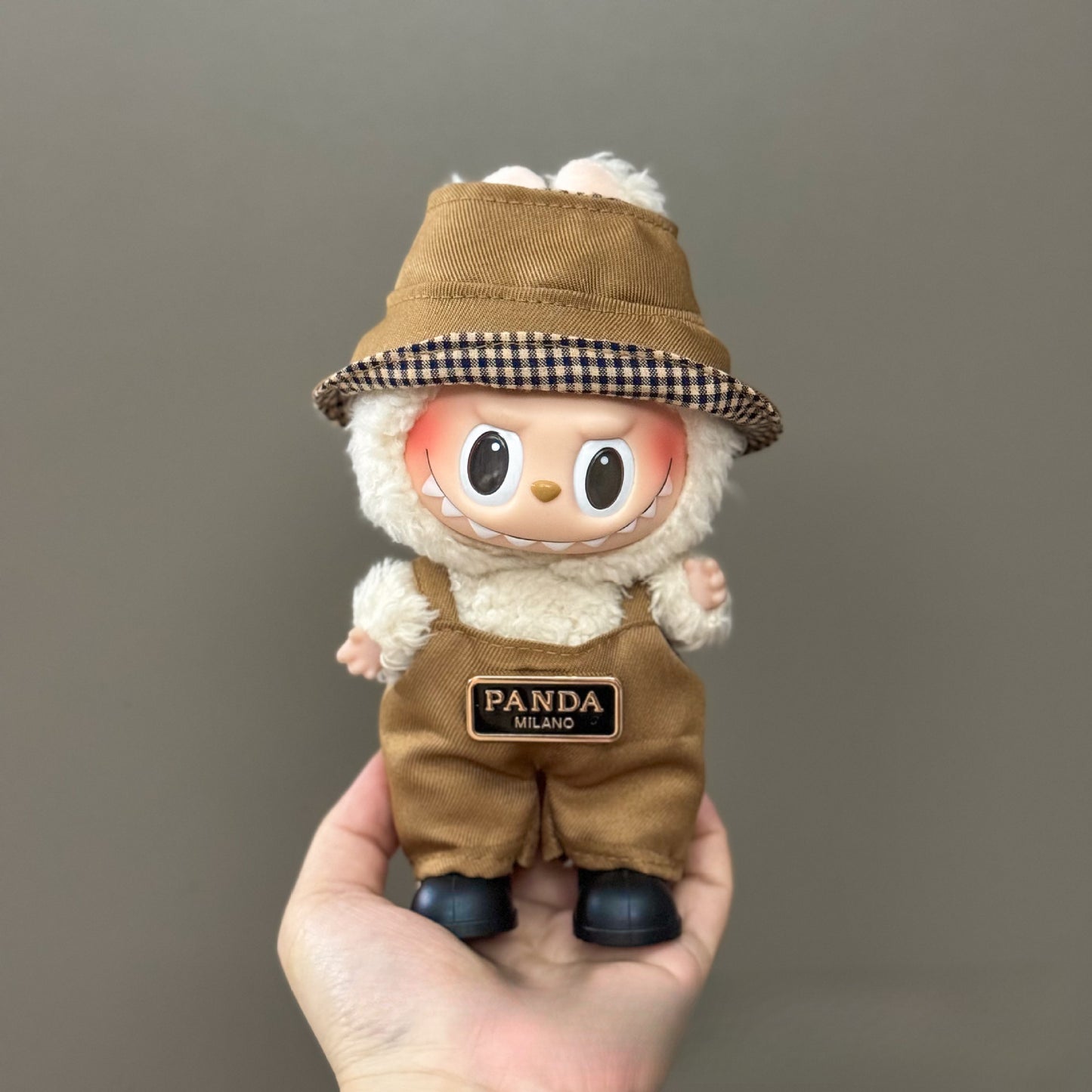 Applicable Only for Clothes Labubu Doll Clothes 123 Generation Labubu Clothes 17cm Pendant Plush Doll Set Dress