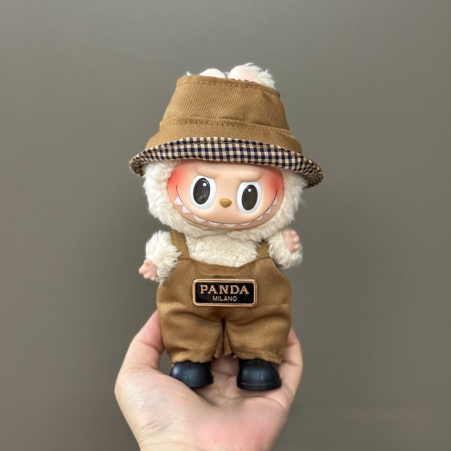 Applicable Only for Clothes Labubu Doll Clothes 123 Generation Labubu Clothes 17cm Pendant Plush Doll Set Dress
