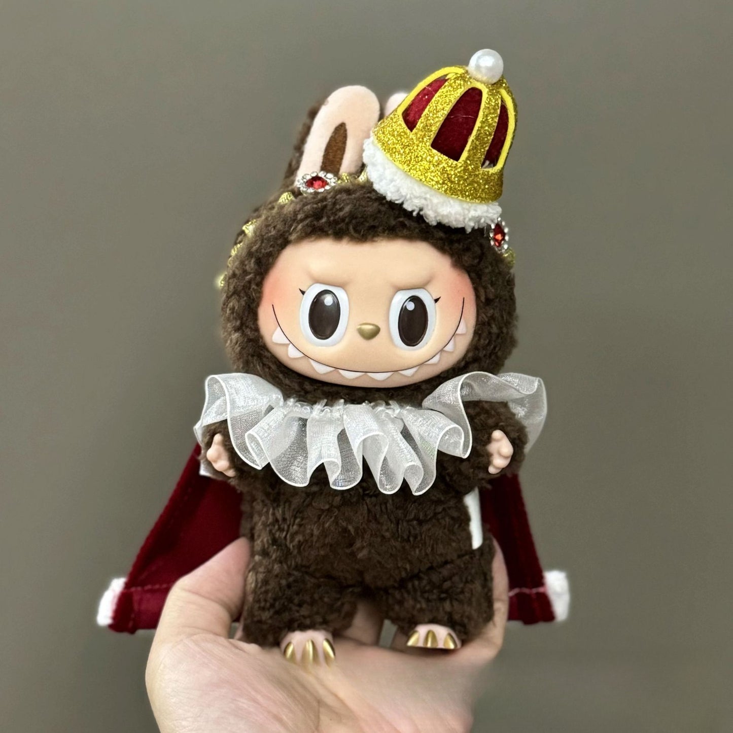 Applicable Only for Clothes Labubu Doll Clothes 123 Generation Labubu Clothes 17cm Pendant Plush Doll Set Dress