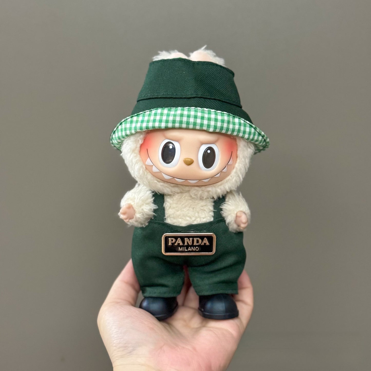 Applicable Only for Clothes Labubu Doll Clothes 123 Generation Labubu Clothes 17cm Pendant Plush Doll Set Dress