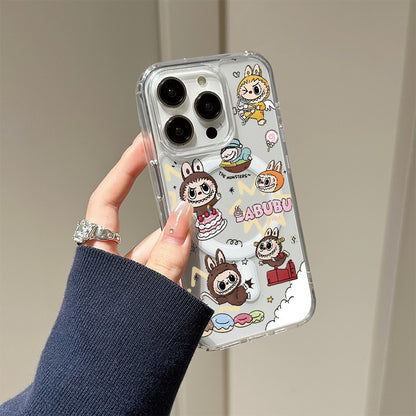 Compatible iPhone 16 Pro Max Phone Case Apple 15 Hot Sale 13 New Model 12 Magnetic Stand Cover 14 Labubu