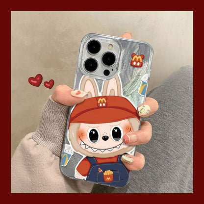 Pop Mart Labubu Compatible Case for iPhone 16 Pro Max / 15 Plus / 15 Pro / 13 / 12 / 14